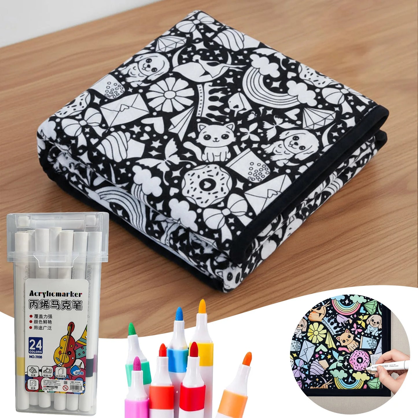 BLANKETIKO™ COLORING BLANKET